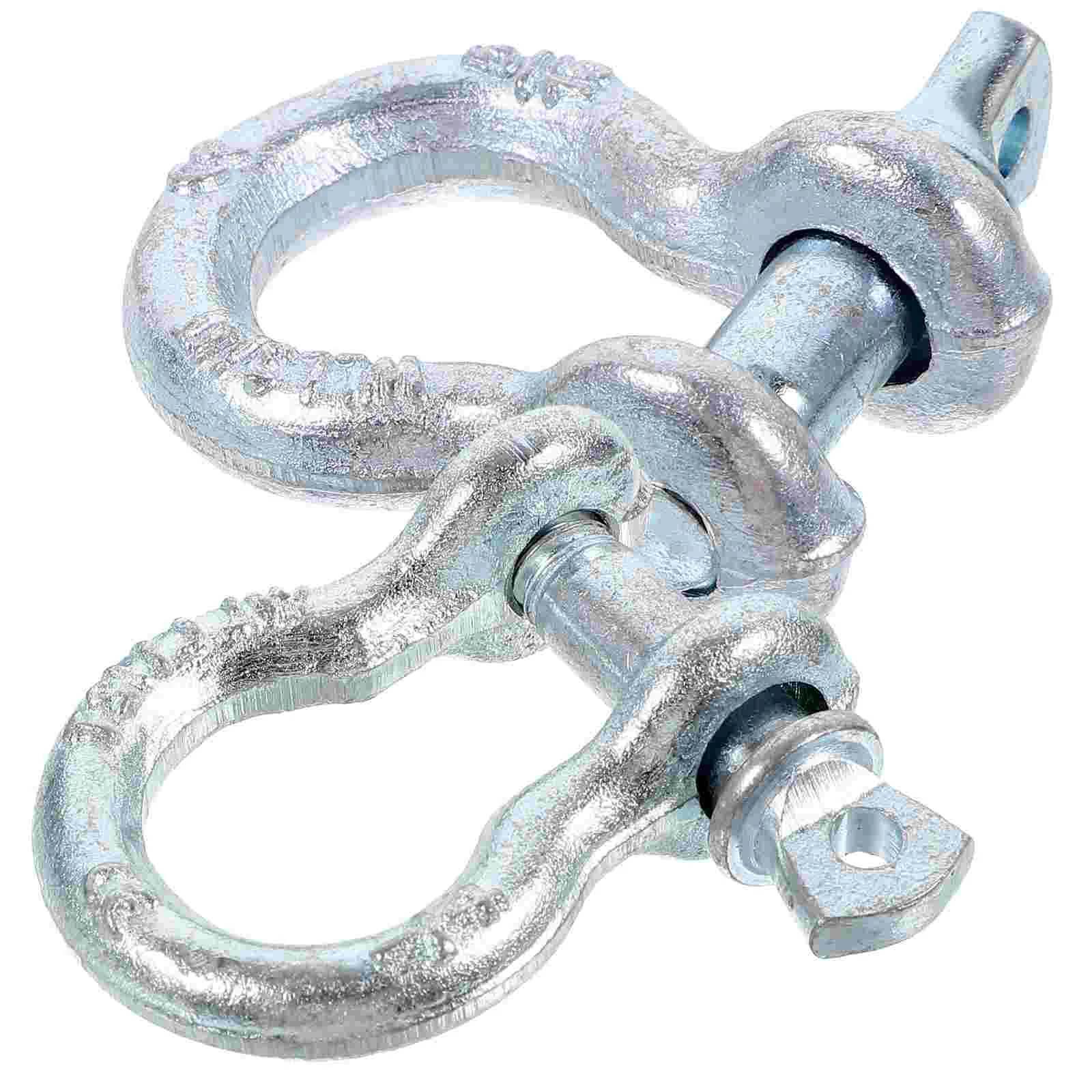 2 Pcs D shaped Shackles 1 4 5 16 Heavy Duty Galvanized Bow Shackle Lifting Rigging Hardware Anchor Trailer Tow Safe Secure Multi