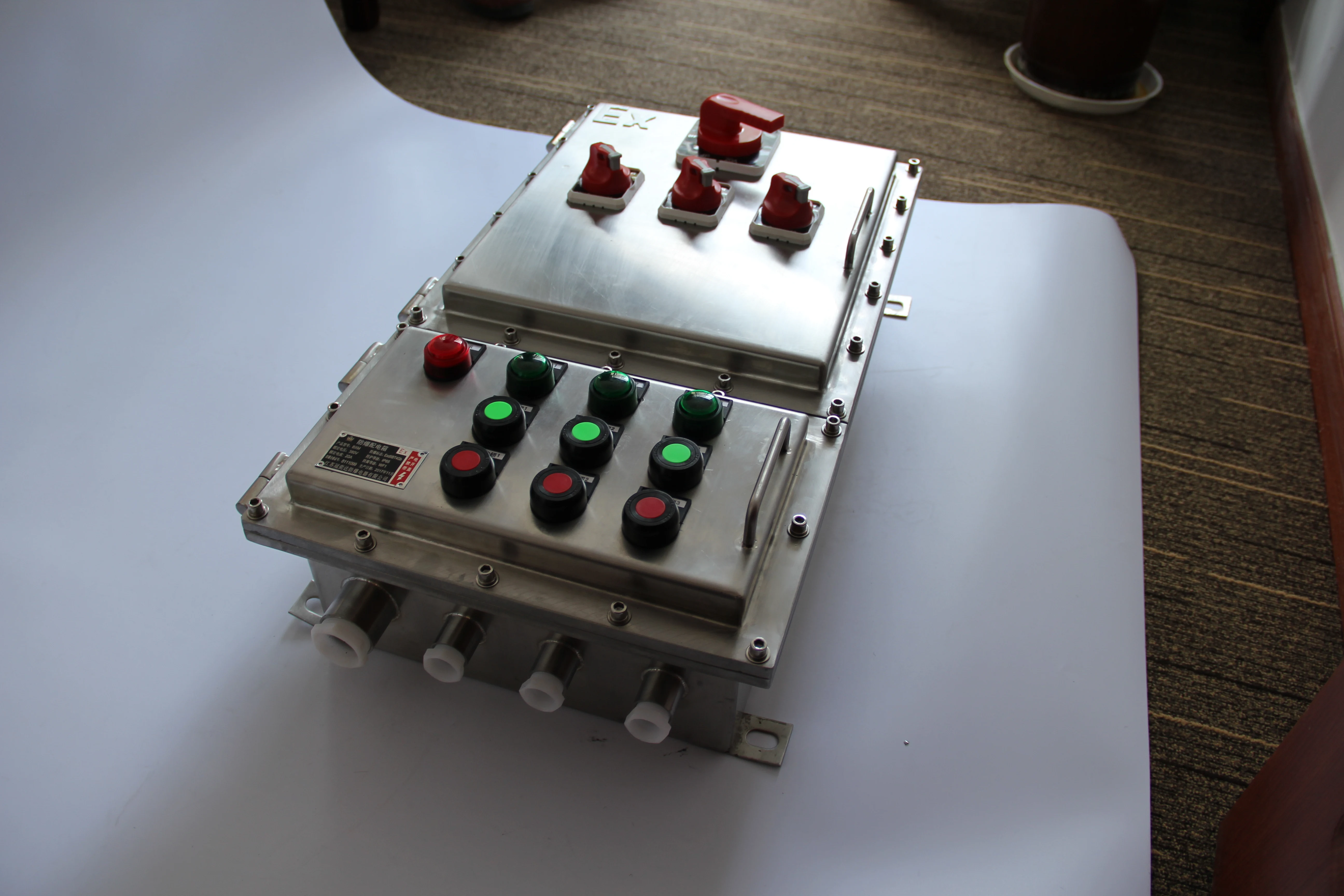 ATEX IP66 Custom Explosion-Proof Control Panel Board Ex-Proof Control Box For Hazardous Areas image 4