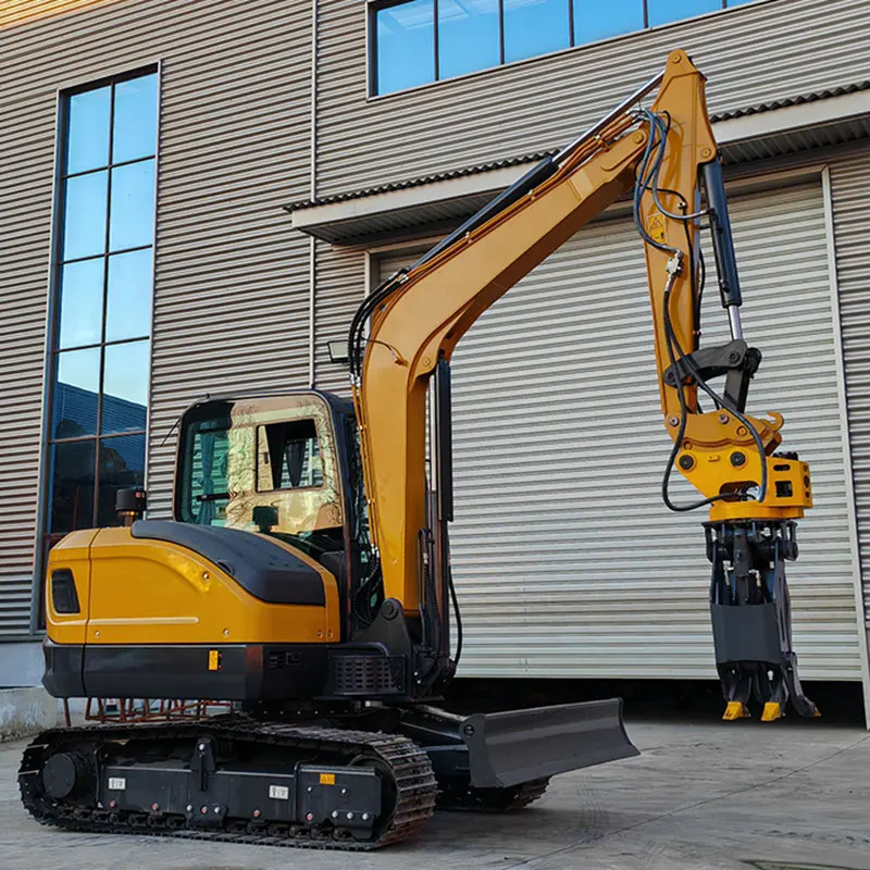 

free shipping 6 Ton Crawler mini Digger excavator kubota 6.5 ton Mini Excavator Farm Small Excavator mini bagger customized