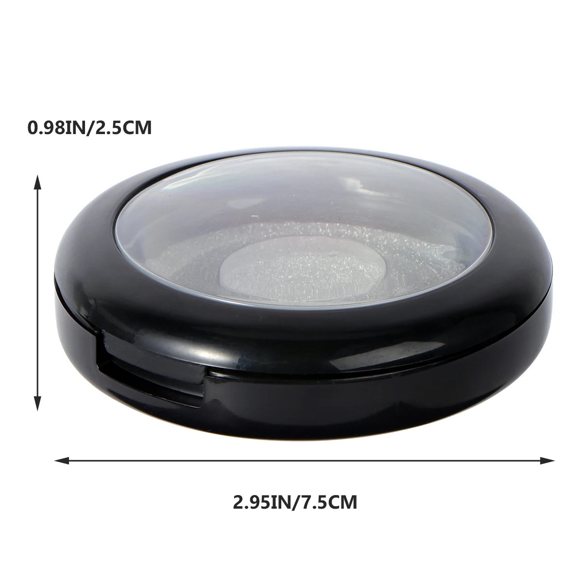 1pc Falsche Wimpern Lagerung Box Runde Kompakte Wimpern Fall Organizer Für Reise Heimgebrauch Kleine Make-Up Zubehör Halter