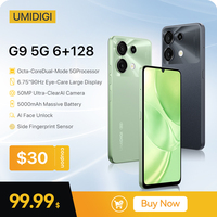 [World Premiere] UMIDIGI G9 5G Smartphone 5G Android 14  8-Core 6GB 256GB 6.75” 90Hz HD+ 50MP 5000mAh 18W Charging 5G cellphone