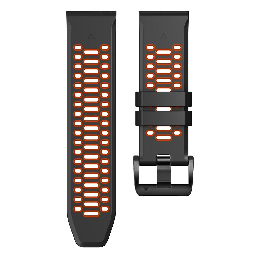 QuickFit 22 mm 26 mm atmungsaktives Sport-Silikonarmband für Garmin Fenix 7X 7 Pro 6X 6 5 5X Plus/Epix 2 47 mm 51 mm Armband-Uhrenarmbänder – Detail 16