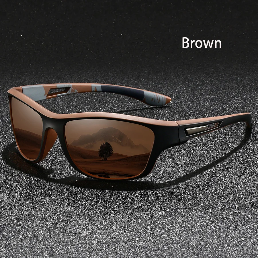 18-teiliges Set Tarnmuster-Rahmen Brillen für Fahren Angeln Freizeit Sport Herren Damen Radfahren Bergsteigen Mode Vintage Sport Sonnenbrillen – Detail 9