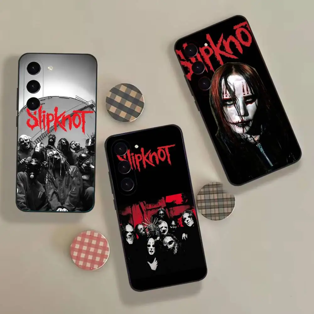 Rock Slipknot-t Band Phone Case For Samsung Galaxy A52 A42 A32 A22 A12 A02S A72 A73 A51 A41 A31 A21S A71 A30S Black Cover