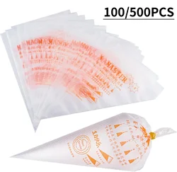 Douilles de glaçage pour crème, 100/500 pièces, buse de poulet, sac de pâtisserie, har ant, conseils de décoration de gâteaux, outils de petite et grande taille