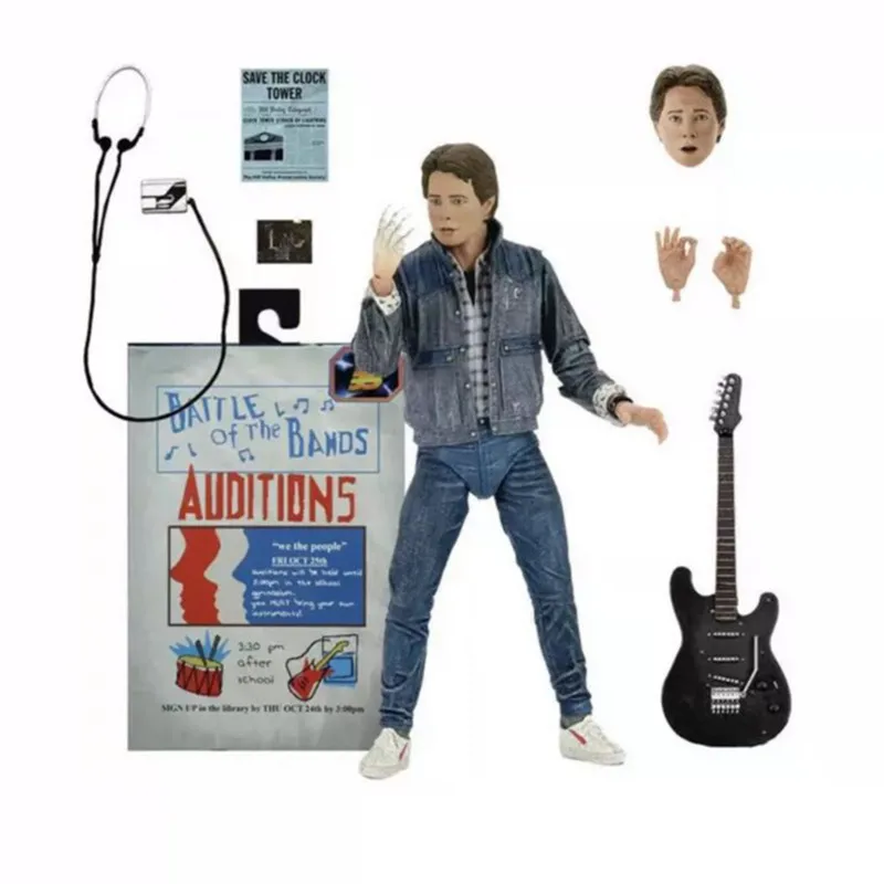 NECA العودة إلى المستقبل Ultimate Marty McFly (التخفيف) 18 سنتيمتر شخصية عمل لعبة الهدايا جمع اللعب