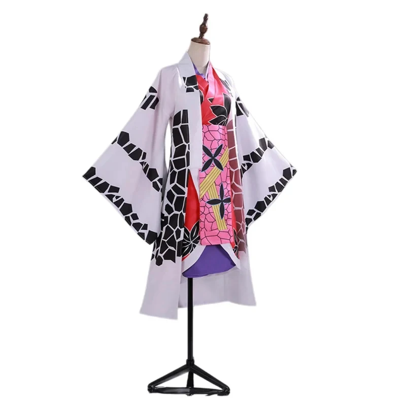 354552.Ume Disfraz de Cosplay Warabihime Daki Kimono con Peluca, Trajes para Halloween y Navidad, Peluca1【【