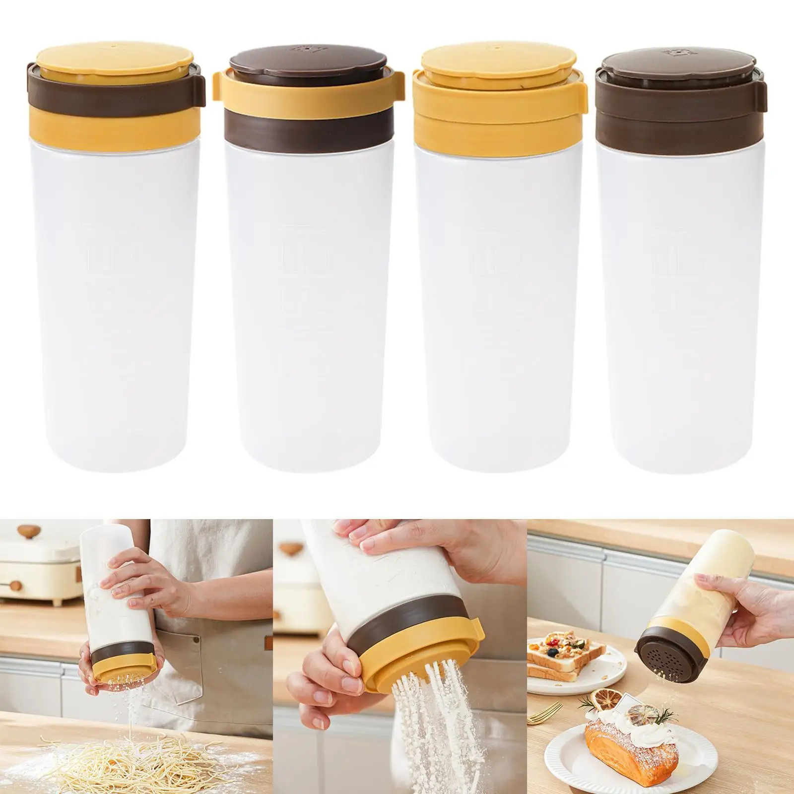 

Salt Shaker Anti-clogging Dispenser Seasoning Shaker for Backyard Party Trip