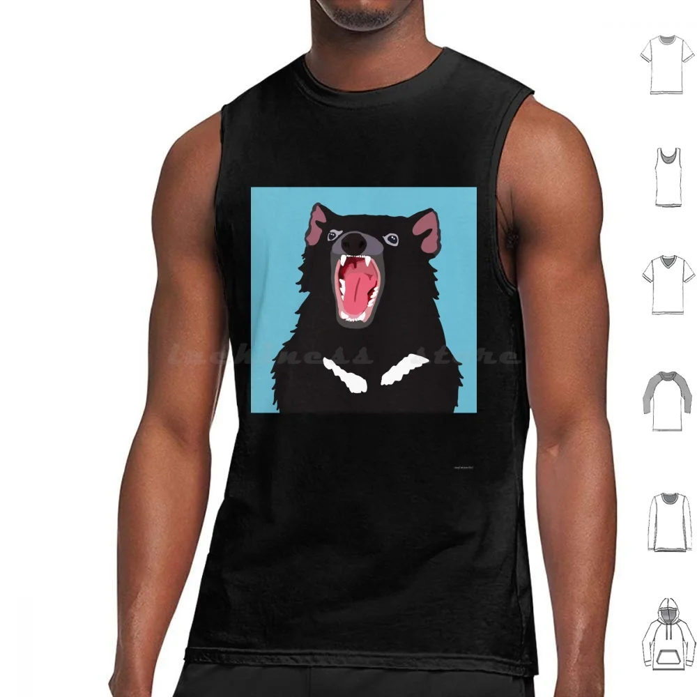 Tassie Devil Tank Tops Vest Sleeveless Tassie Devil Tasmanian Devil Tas Tasmania Australian Animals Australia Tasmanian