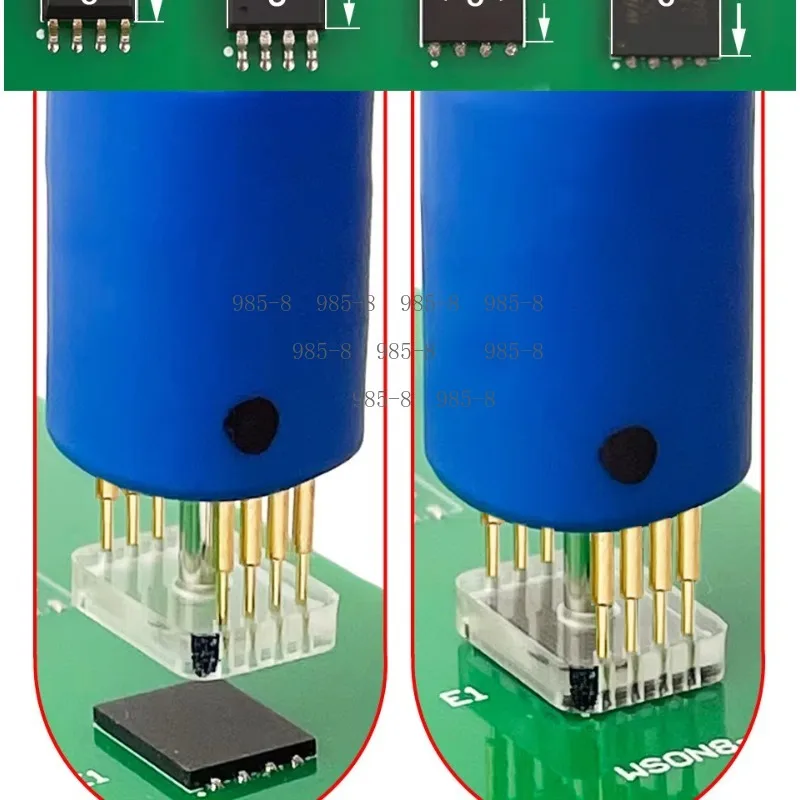 Spring-Loaded Pogo Pins Programming Clip for EEPROM & Chip Programmer, SOP8/WSON Flash Test Clip