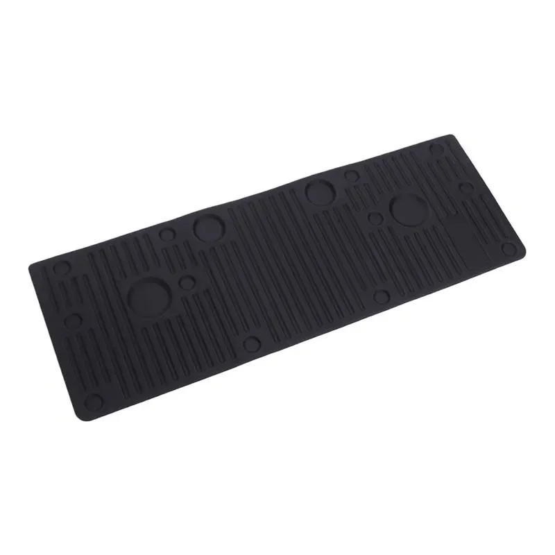 TPE Black For Nissan Frontier 2022-2024 Car trunk tailgate vertical plate pad car decoration modification accessories 1Pcs
