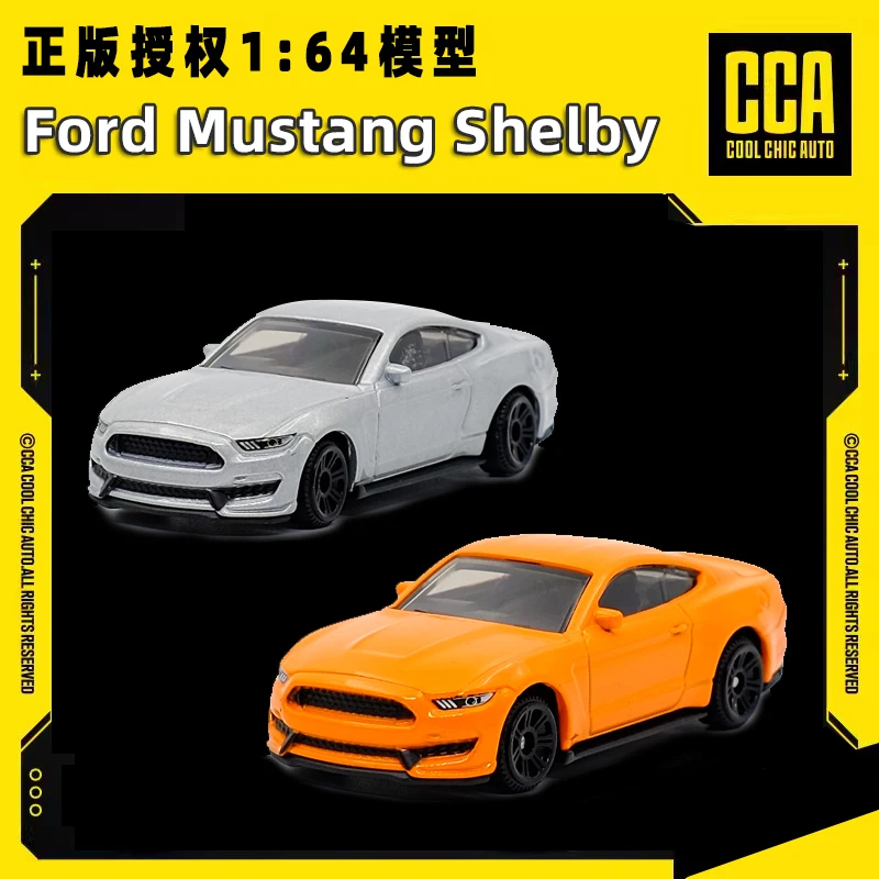 Ford Mustang Shelby GT350 1/64 Luxury Car Diecast Model Car Four Wheel Sliding Collection Model Of Children's Toy Car