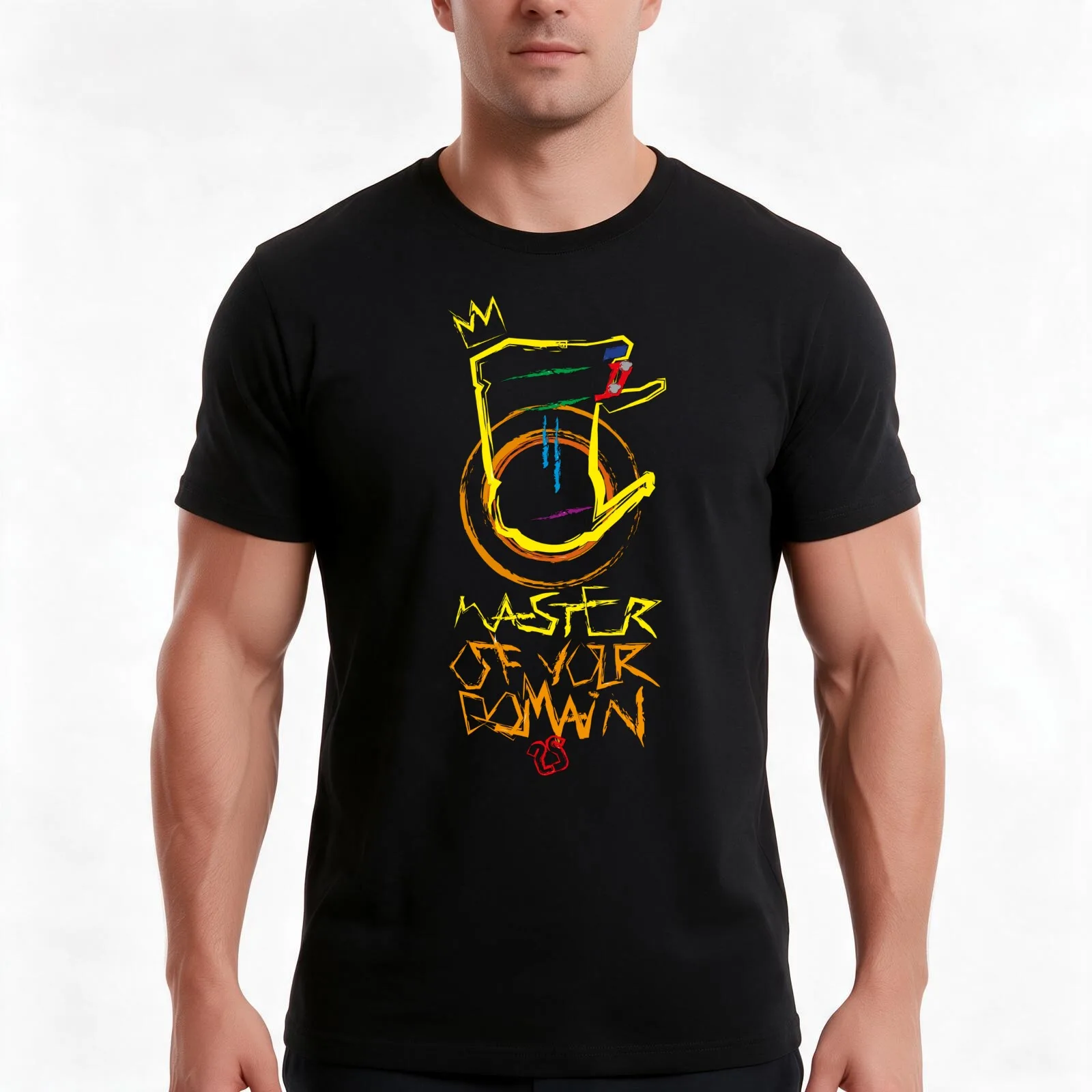 Master of your Domain T-Shirt Summer Casual Cotton Tee Oversized Streetwear Tops Vintage Graphic Print Unisex Men Women