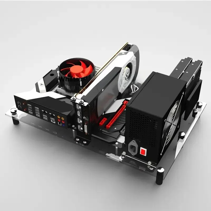 Wholesale Build Desktop PC I3 12100 I5 12400 H610m 16G DDR4 M.2 RX580 Gaming PC Computer with RGB Desktops Prebuilt Accessories