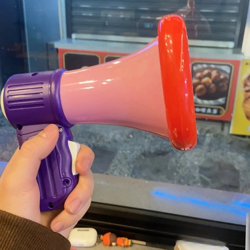 

Kids Megaphone Toy Voice Changer Recording Funny Big Mouth Design Party Outdoor Game ParentChild Prank Toy