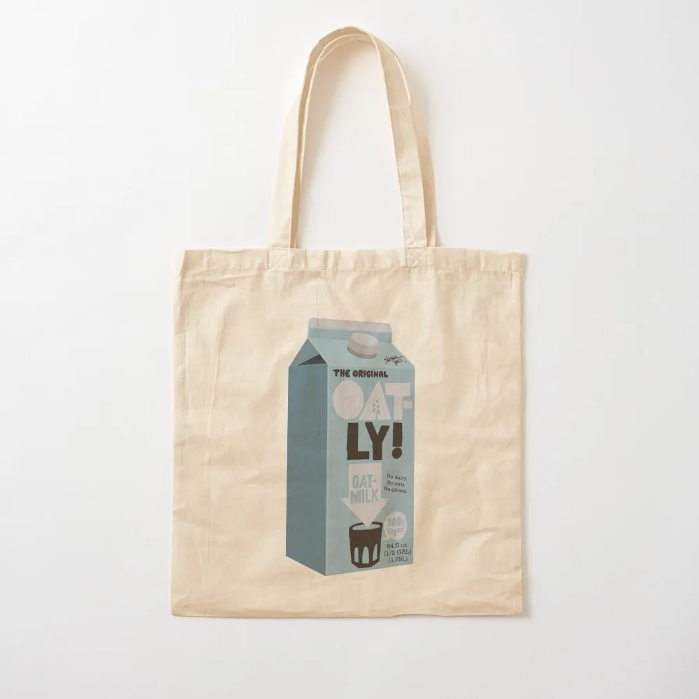 

Oatly! Oat Milk Tote Bag Custom bag Eco bag shopper women Canvas Tote