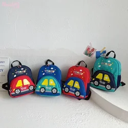 Cute Children School Bags 3D Cartoon Car Backpack Anti-lost Girls Boys Kindergarten Schoolbags for Kids 0-3 and 4-6 Years Old