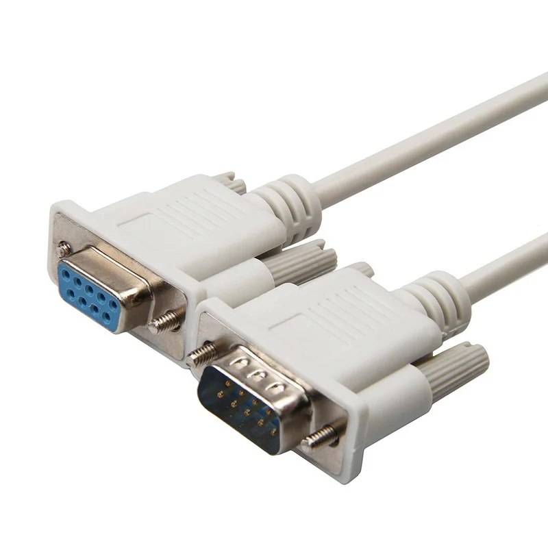 Cable serie DB9 RS232 de 9 pines, convertidor de PC macho a hembra, Cable de extensión, adaptador de 9 pines, 1,5 m/3m