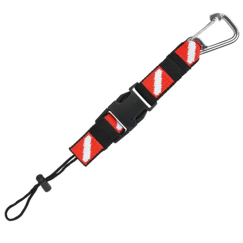 

Scubas Diving Lanyard with Webbings Strap & Quickly Release Buckles Enduring