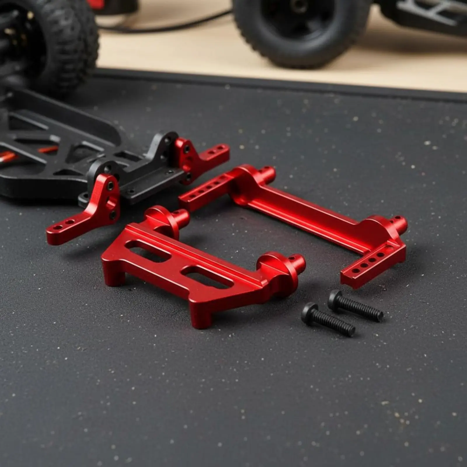 RC Car Frame Pillars Long-Lasting Metal Frame Pillars Modification Part Improves Appearance Hobby Vehicle Hardware CNC Machined