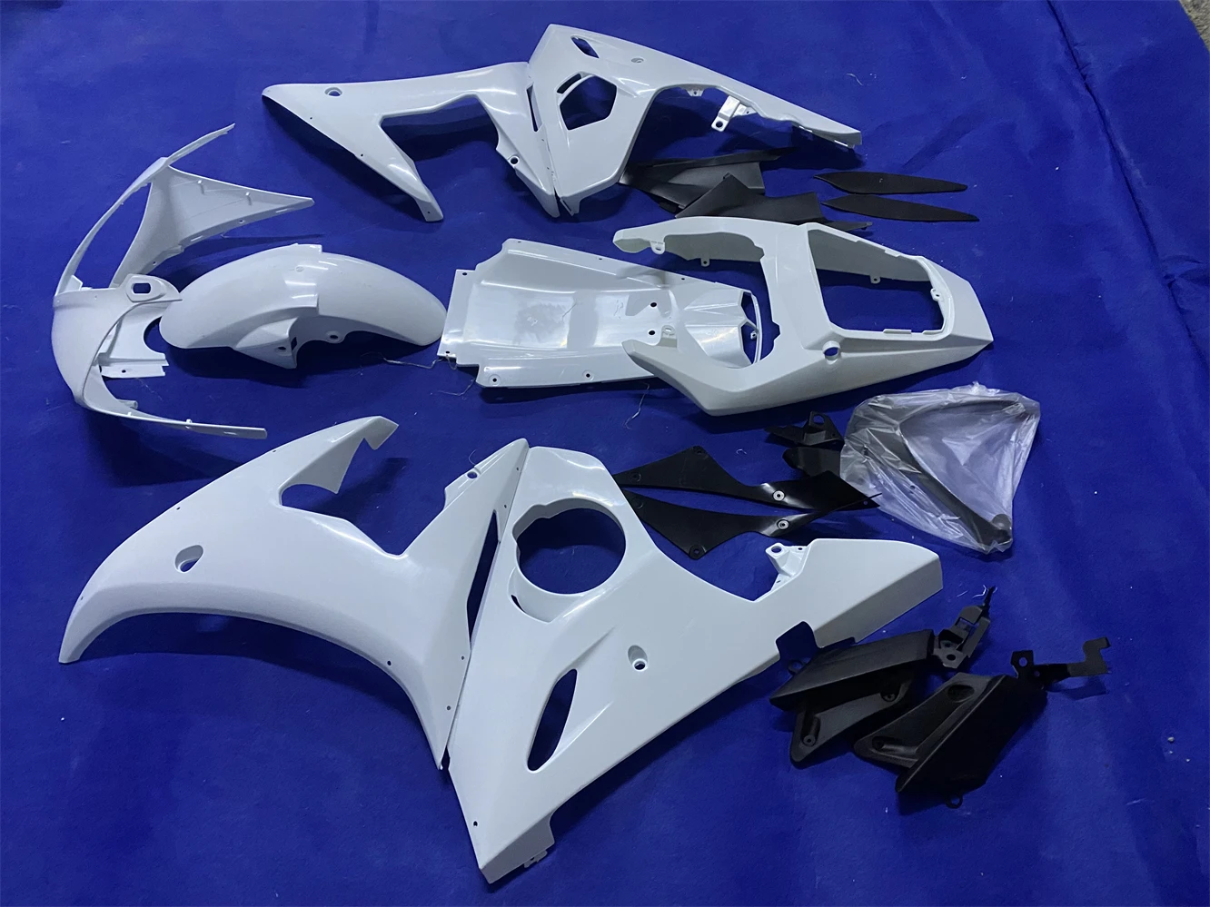 For Yamaha YZF R6 YZF 600 2003 2004 2005 Bodywork Fairing Unpainted Components Injection Molding ABS Cowl Body Plastic parts