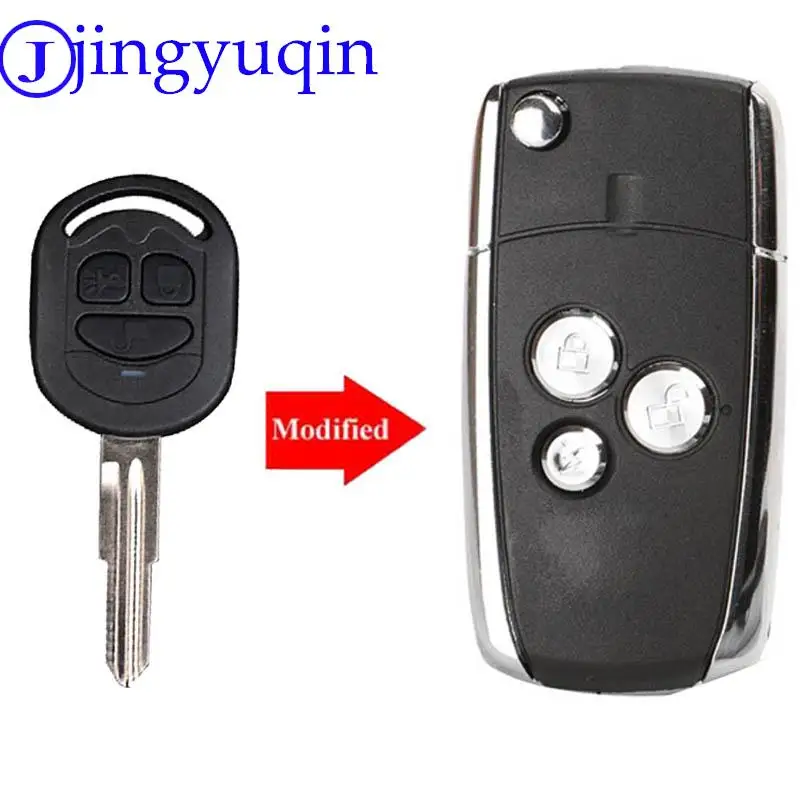 

jingyuqin 10ps Modified Flip Folding Key Shell Case For Chevrolet optra 2009 For Buick Excelle HRV (After 2005 year)