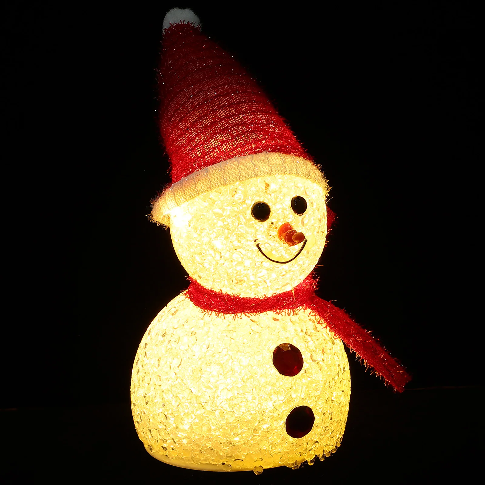 

LED Snowman Light Lighted Figurine Figurines Christmas Decor Decorations Indoor Outdoor up
