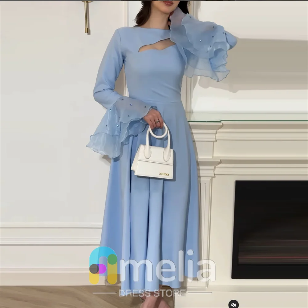 

Amelia Evening dresses Woman A-Line O Neck Customize Long Wedding Prom Dresses for Special Occasions Formal Gowns For Dubai 2024