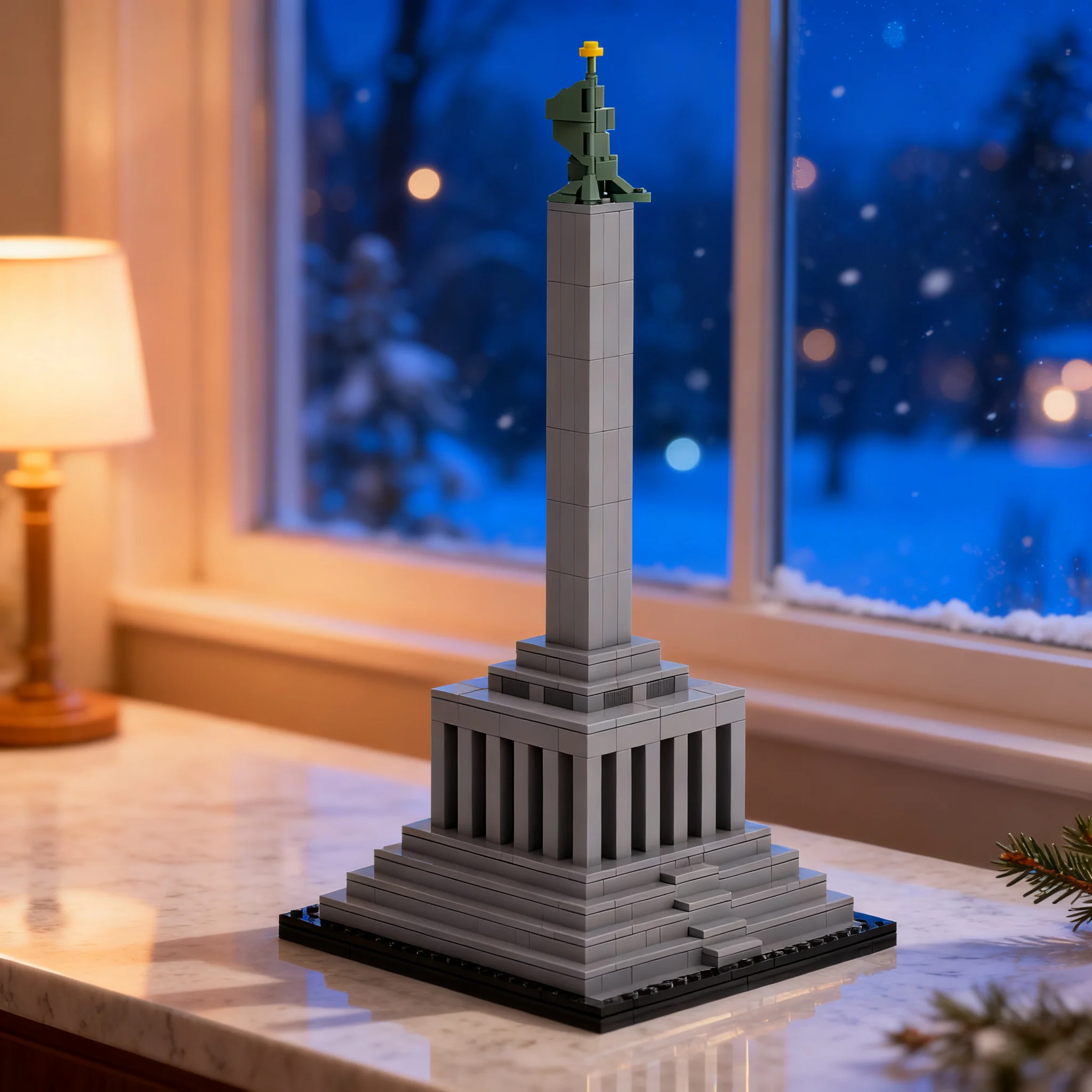 426pcs MOC Slavin Memorial Model Building Blocks Christmas Gift Toy Architecture Creative DIY Idea Education Collection Display