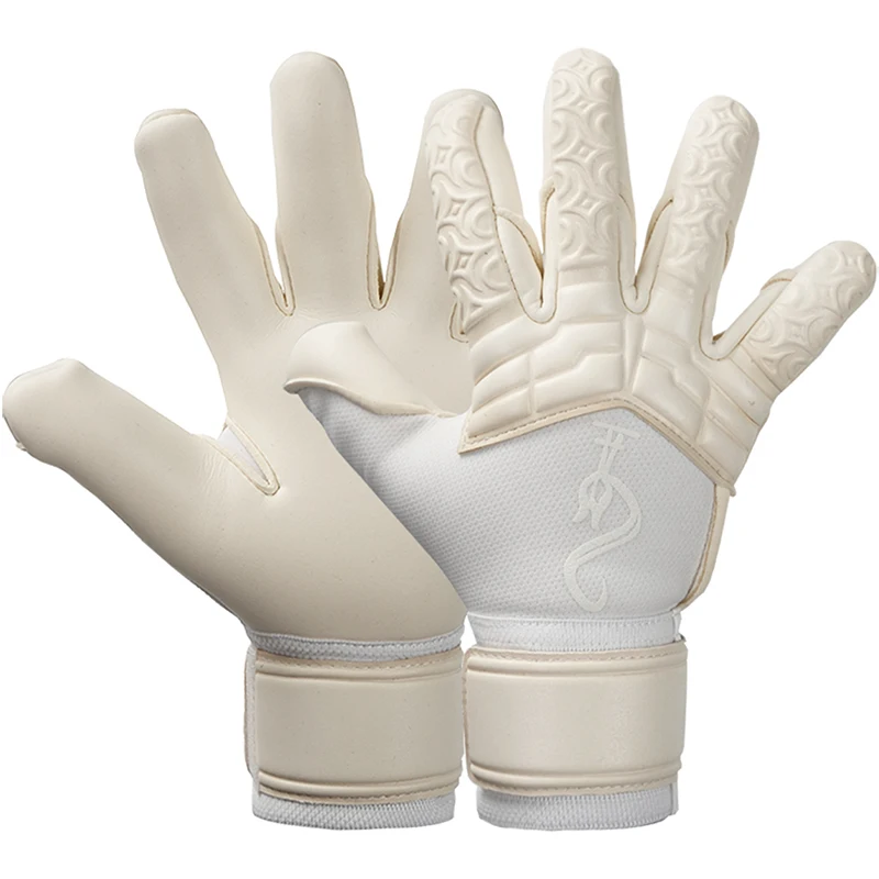 

Longstar Goalkeeper Gloves 5mm Latex No Finger Protection for Match Training Fooall Dragon Super League Player Endorsement