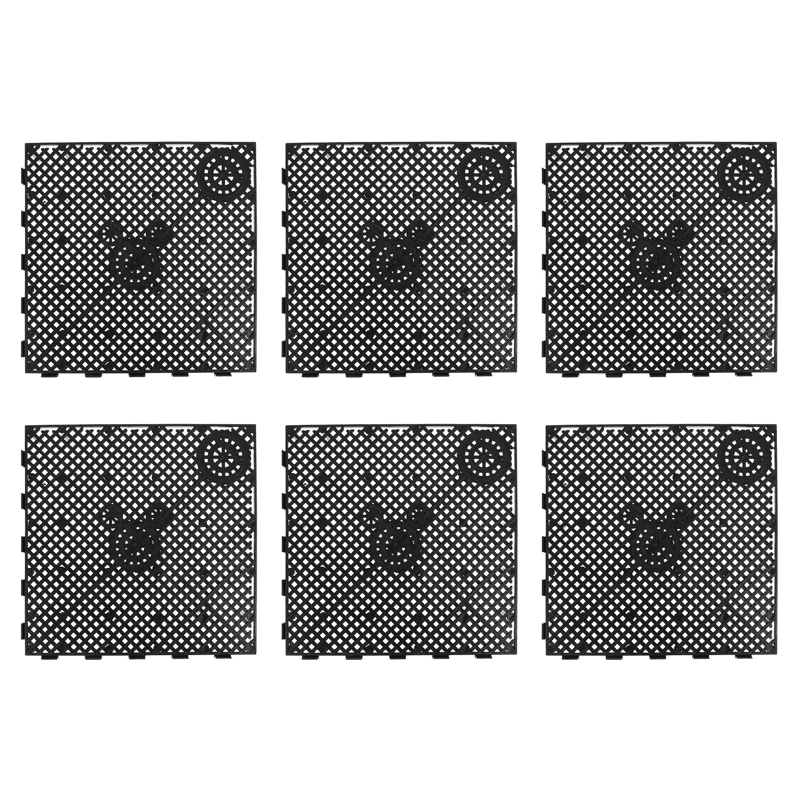 6Pcs Plastic Aquarium Filter Plate Bottom Divider for Gravel Filtration System DIY Eco-Friendly Tank Setup Convenient Splicing
