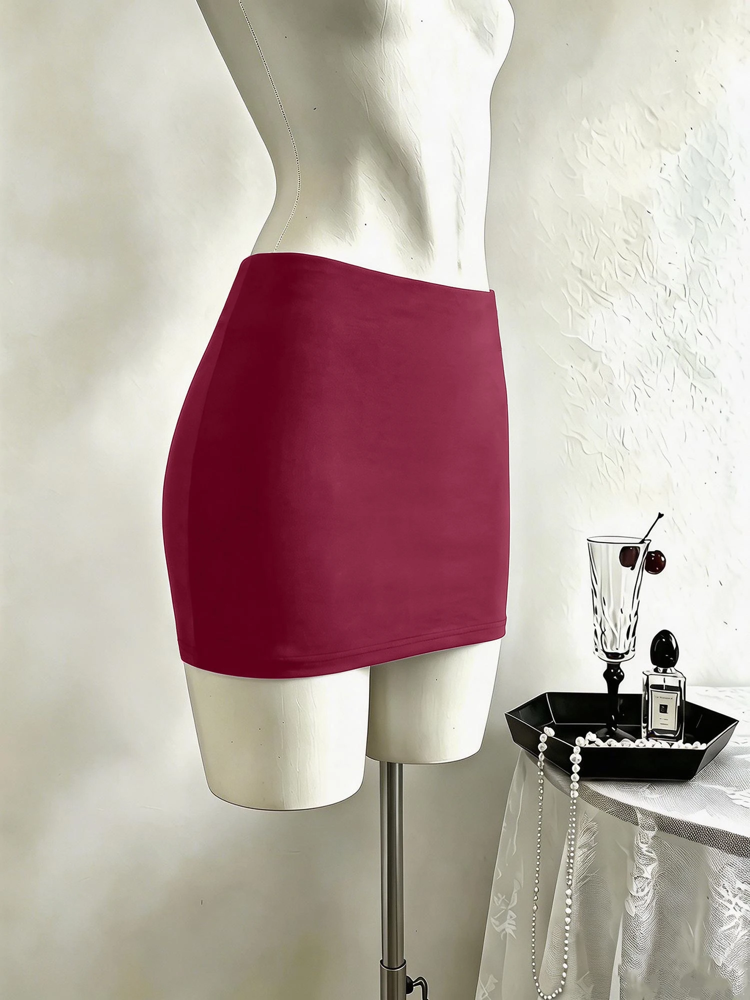 Club‑Worthy Pencil Skirt, High Elastic Texture, Evening Date & Social Gathering Look