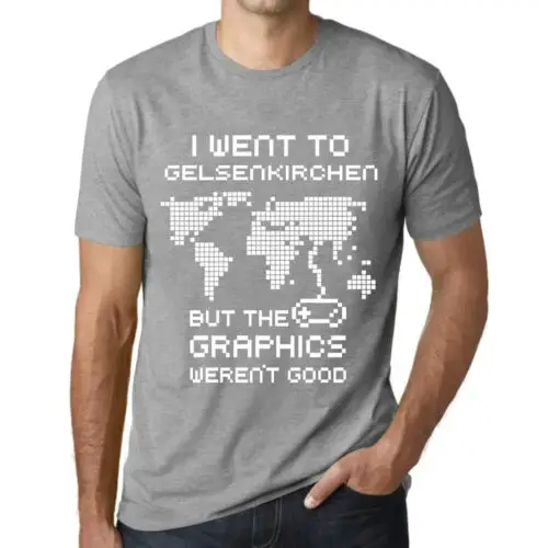 Heren Grafisch T-Shirt Ik ging naar Gelsenkirchen maar de graphics waren niet