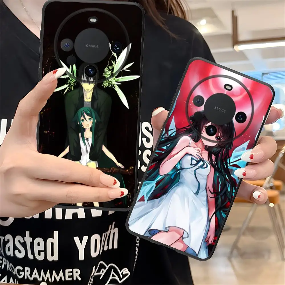 Saya no Uta حافظة هاتف محمول لهاتف هواوي ميت 60 50 40 30 20 10 Pro Plus Lite E 5G غطاء طباعة ملون غطاء هواتف محمولة جميل