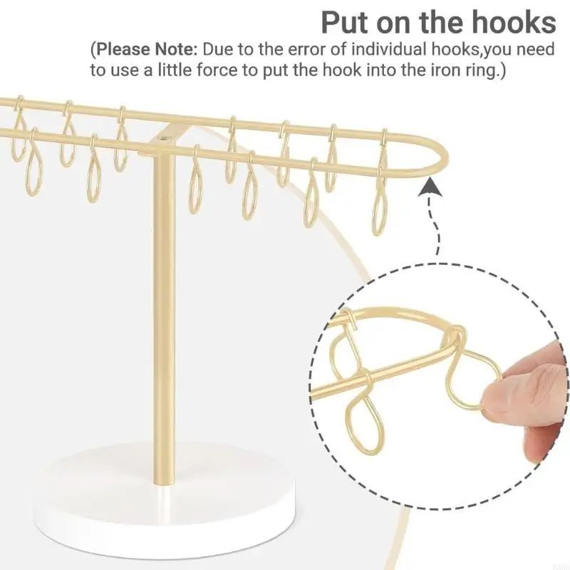 HXBA Display Organizers Fashion Hairband Holder for Home or Professional Spaces