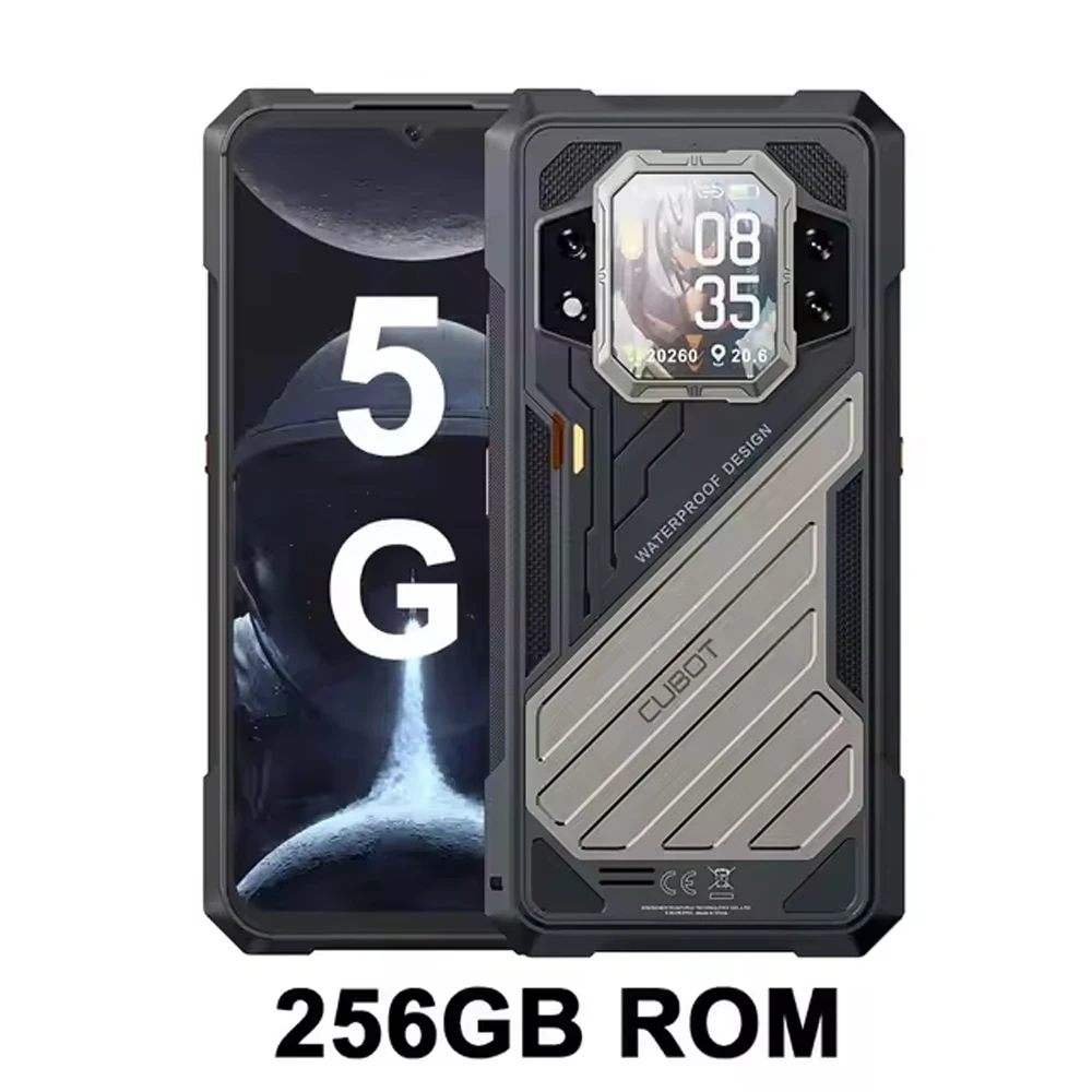 CUBOT KINGKONG X Global Version 5G Rugged Smartphone 16GB+256GB Storage 10200mAh Battery 120Hz Screen 100MP Camera 33W NFC Andro