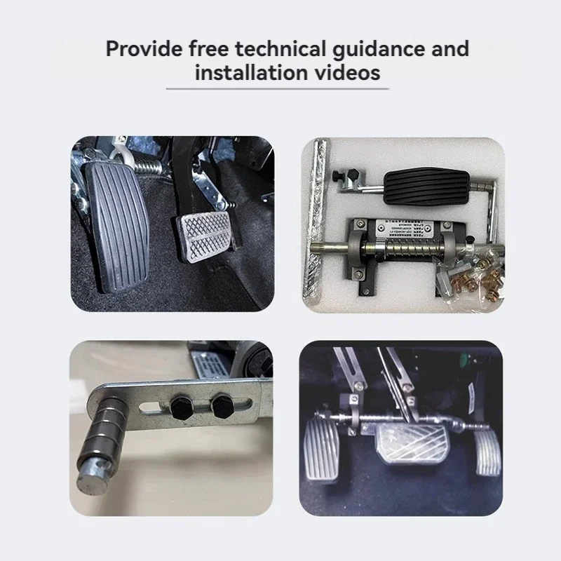 

The Left Accelerator Pedal of Car Is Changed To The Left Modified Part