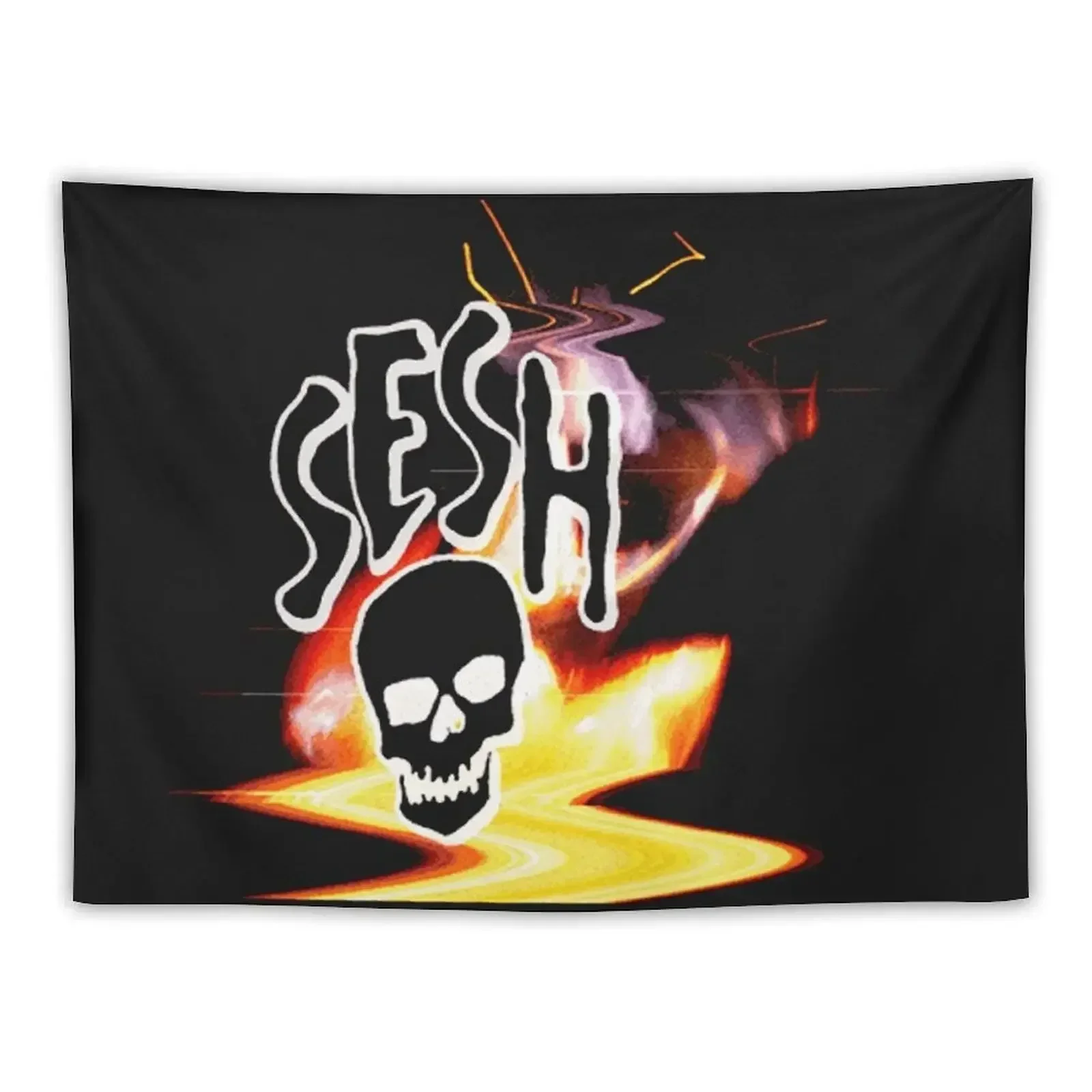 

SESH FIRE GLITCH Tapestry Room Decorations Aesthetics Things To The Room House Decorations Wallpaper Tapestry