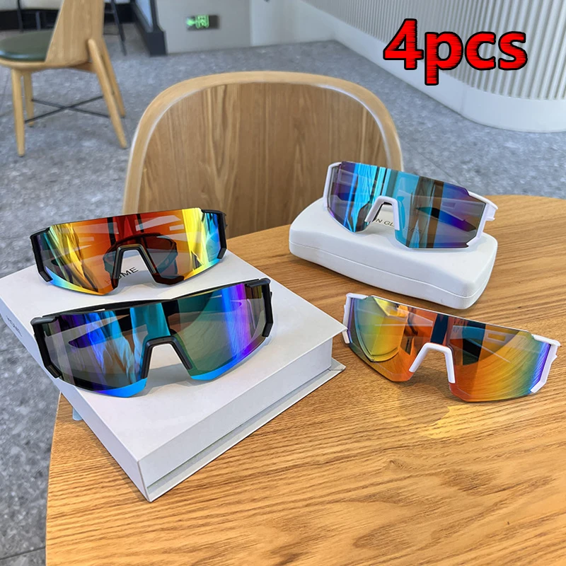 Wandelen 2 stks Fietsen Anti Licht Bril Mannen Vrouwen UV400 Zanddicht Oogbeschermer Shades Outdoor Sport Goggle Anti Straling Lens - afbeelding 1