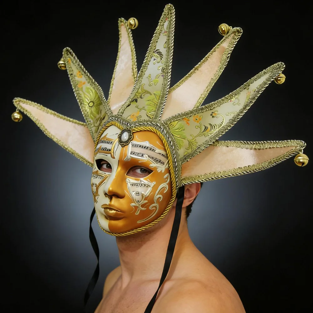 

Venice Mask Cosplay Italy Venetian Full Face Masks Woman Man Carnival Masquerade Halloween Wall Decor Party Costume Props