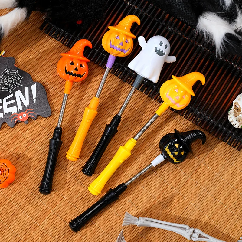 Luz de atmósfera de decoración de linterna de calabaza de Halloween