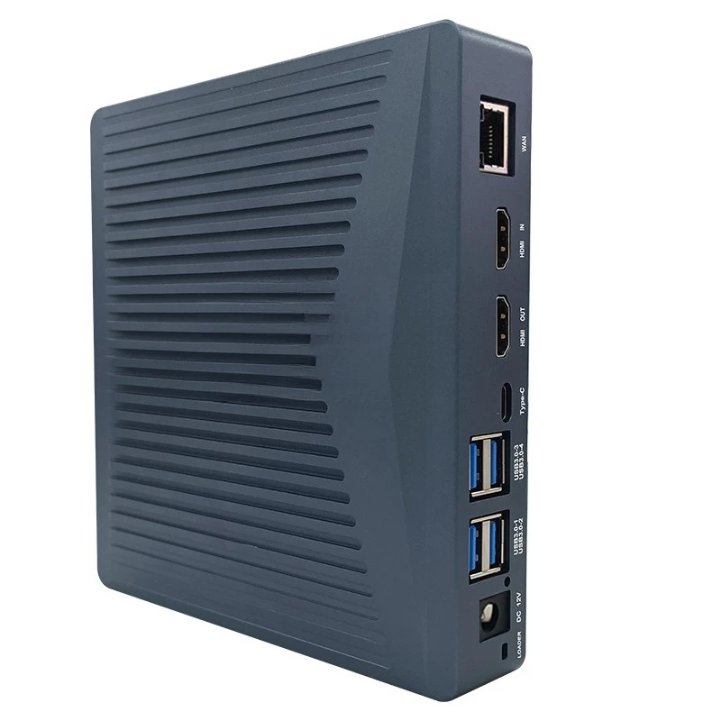 Caja de computación de borde con IA, procesamiento en el borde, adaptación de punto final, servidor de análisis inteligente, caja de video para seguridad y vigilancia