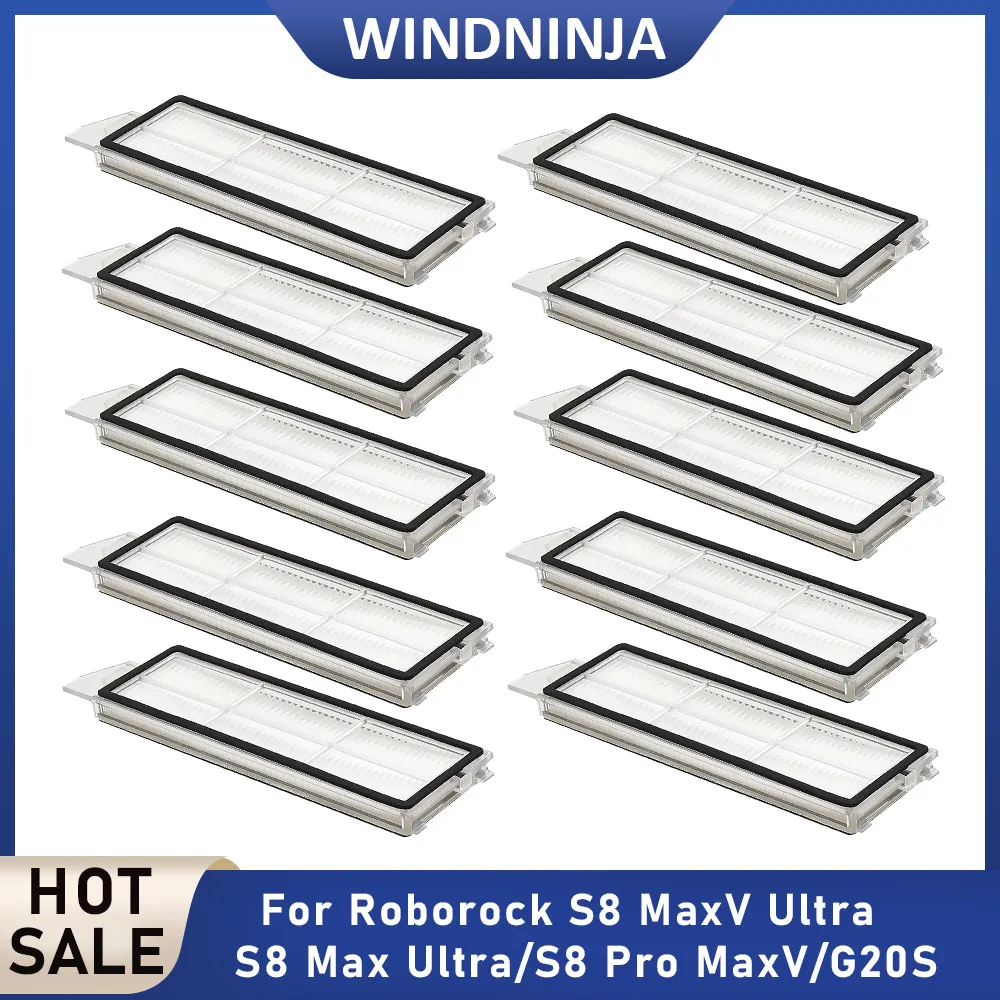 

For Roborock S8 MaxV Ultra/S8 Max Ultra/S8 Pro MaxV/G20S Robot Vacuum Cleaner Compatible Accessories HEPA Filter Replacement