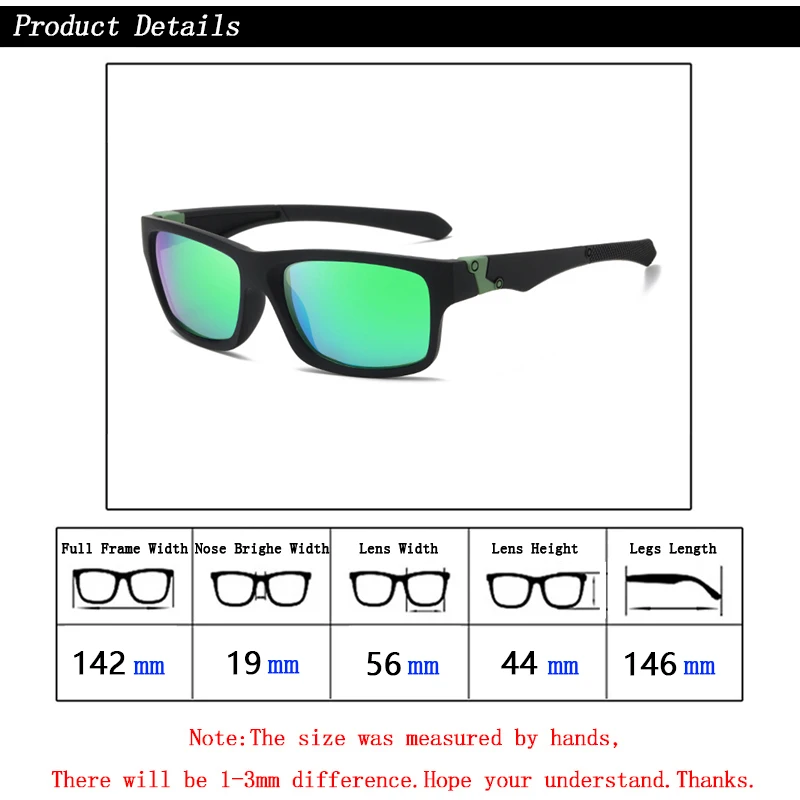 New Fashion Men Myopia Polarized Sunglasses Women Sport Flash Mirror Sun Shades Driving Travel Fishing Sunnies UV 0~-6.0 Custom