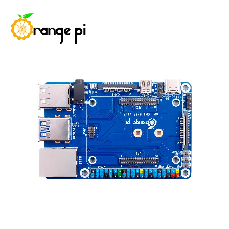 Orange Pi CM4 Base Board Compute Module 4 with M.2 M-KEY Slot Gigabit Ethernet RJ45 Support Access to OPi/Rpi CM4 Core Board