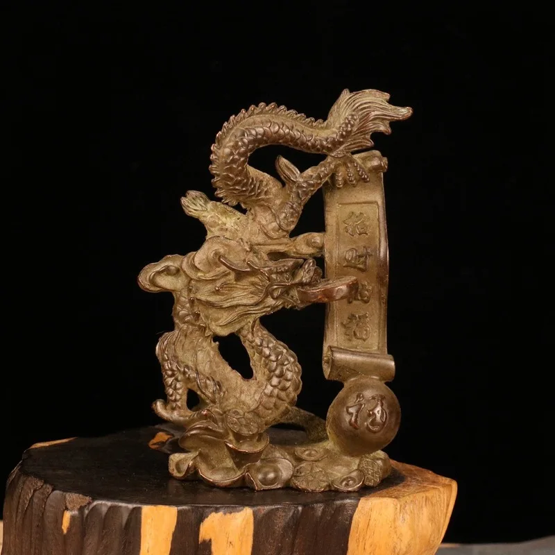 Antique and Miscellaneous Collectibles, Bronze Dragon Ornaments, Home Decorative Crafts