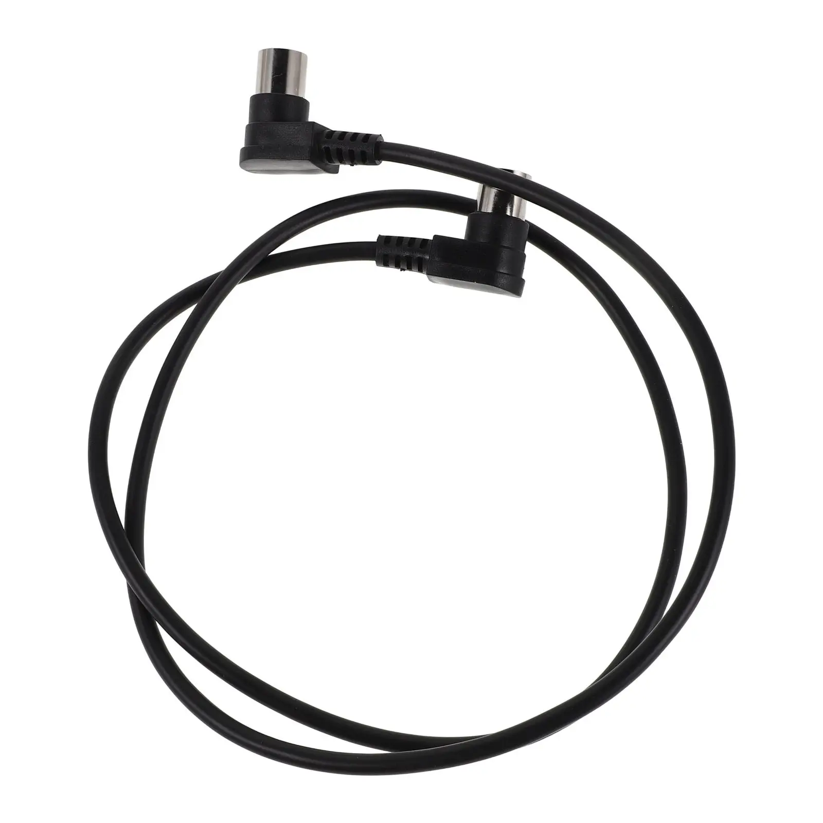 5 Pin Din Audio Cable 1 Meter Right Angle 90 Degree Shielded Male to Male Connector for Vintage Turntable Cassette Deck