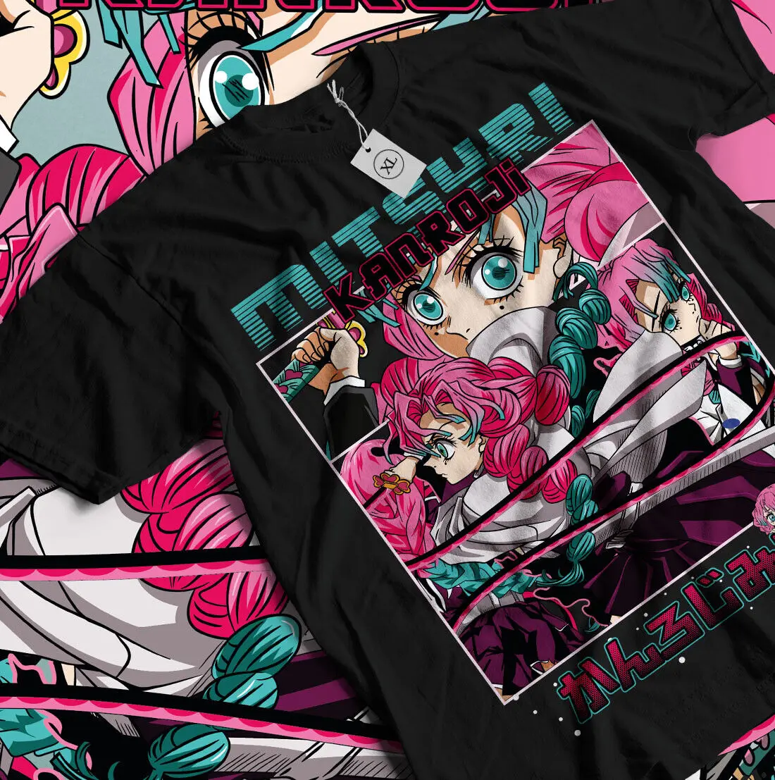 Mitsuri Kanroji T-shirt Kimetsu no YaibavDemon Slayer Hentai Kawaii Gift Shirt