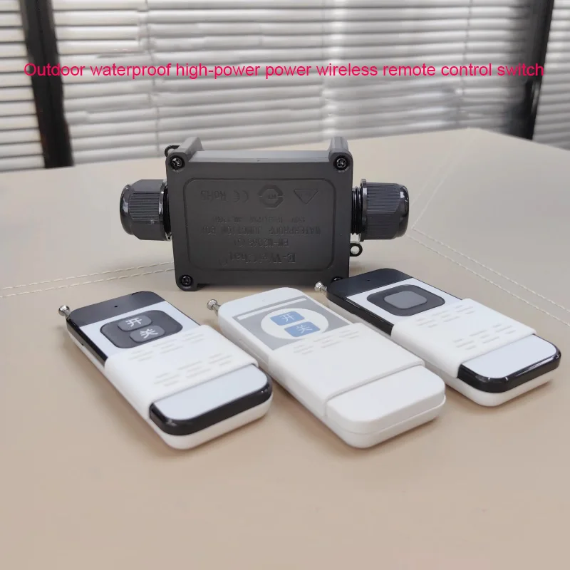 RF 433mhz  DC12V  24V  36V 30A Relay 1 Channel   Water  Pump Remote Control  Switch  Lighting Motor Outdoor waterproofing