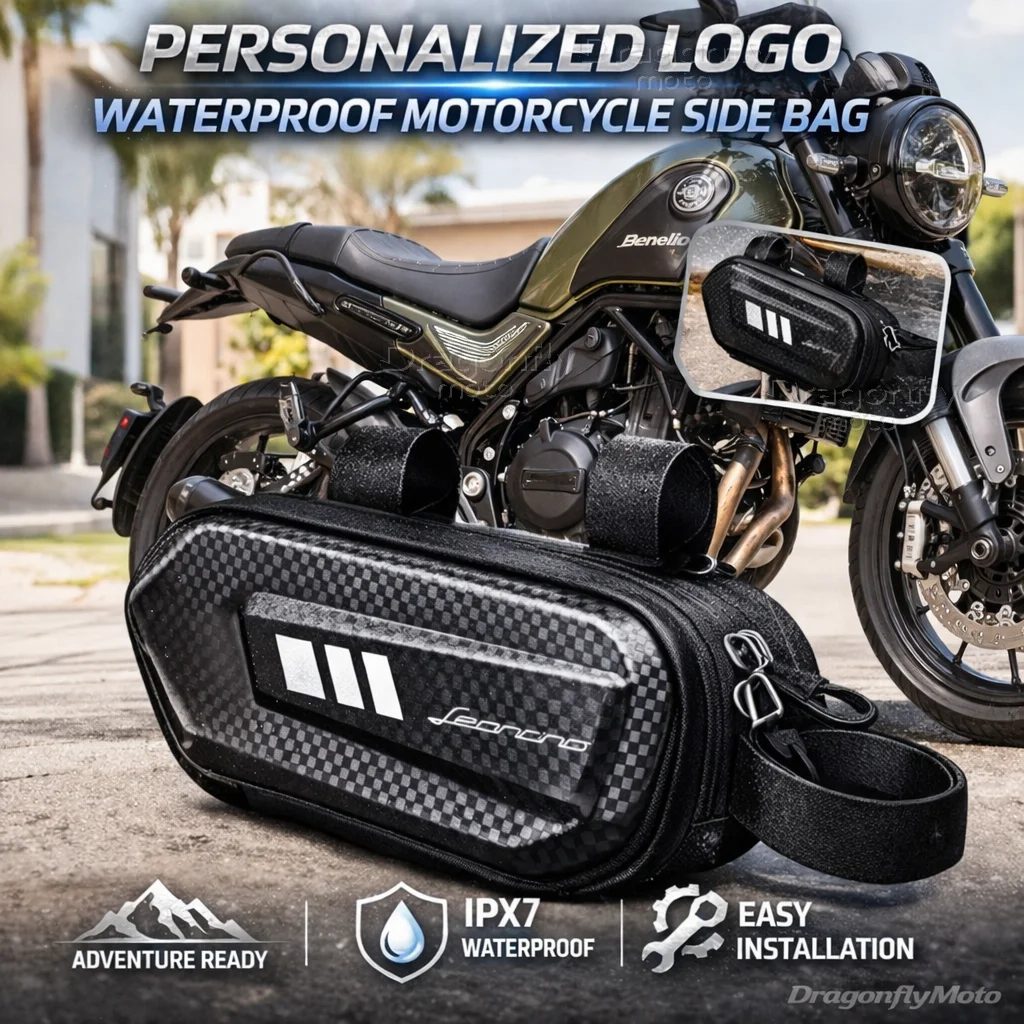 

For Benelli Leoncino 500/LeonineX Motorcycle Side Bag Personalized Logo Waterproof Hard Shell Saddlebag